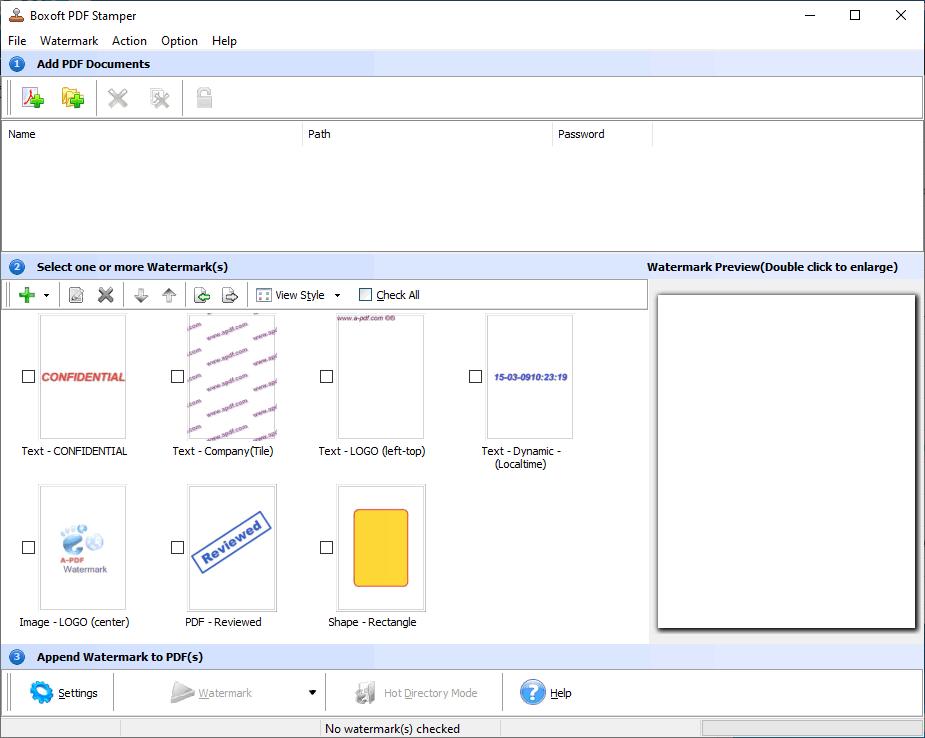 Boxoft PDF Stamper下载,水印工具,pdf水印,水印添加
